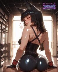 hoshimi_miyabi, zenless_zone_zero, deurahh, 1girl, adult