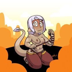 muyhiram, anthro, biege_eyes, breasts, breasts_out