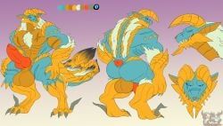 fan_character, zinogre, capcom, monster_hunter, daikuhiroshiama