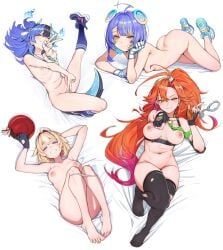 achichi_mela, hyakuto_kyoko, sorashina_sopia, suzuna_tsuzuri, asobi_mawari-tai