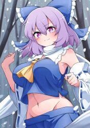 letty_whiterock, reimu_hakurei_(cosplay), touhou, scavia10, 1girl