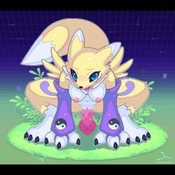 digimon_(species), renamon, bandai_namco, digimon, camotli