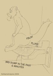 ambiguous_gender, ambiguous_pooping, anthro, breath, butt