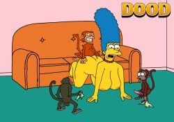 marge_simpson, the_simpsons, dood_(artist), 3_toes, 4_fingers