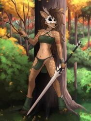 kazrune, anthro, antlers, bone, bone_mask