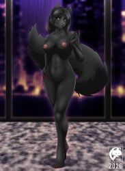 ghostwolf, 5_fingers, 5_toes, anthro, barely_visible_genitalia