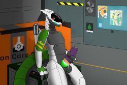 synth_(vader-san), spaceg3n, anthro, balls, blush