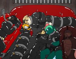 leguma, makootter, african_wild_dog, anthro, ape