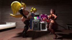bowsette, pauline, pauline_(mario), princess_peach, mario_(series)