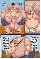 roadhog_(overwatch), blizzard_entertainment, overwatch, ramsacked, 3_toes