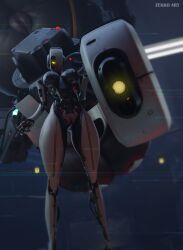 glados, portal_(series), valve, zekko_art, areola
