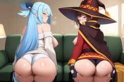 aqua_(konosuba), megumin, kono_subarashii_sekai_ni_shukufuku_wo!, patreon, infinitewaifus