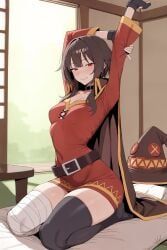 megumin, kono_subarashii_sekai_ni_shukufuku_wo!, patreon, 1girls, arms_up
