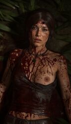 lara_croft, tomb_raider, blood, corpse, dead