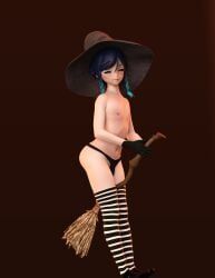 venti_(genshin_impact), genshin_impact, halloween, zazkinkart, belly