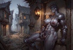 proxima_(mortal_shell_2), mortal_shell, philon, 1girls, abs