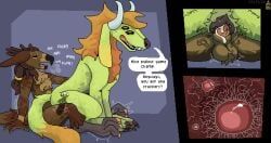 mustard_(welcometothevoid), 4_eyes, animal_genitalia, animal_vulva, anthro