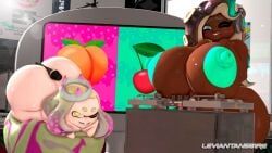inkling, marina_(splatoon), octoling, off_the_hook_(splatoon), pearl_(splatoon)