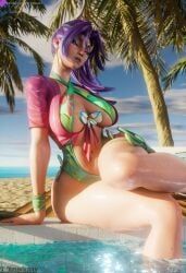 luna_snow, luna_snow_(cool_summer), luna_snow_(marvel_rivals), psylocke, psylocke_(marvel_rivals)