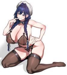 ouro_kronii, ouro_kronii_(maid), hololive, hololive_english, hololive_english_-council-