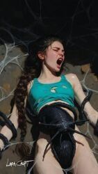 lara_croft, tomb_raider, mcgroin83, bound, crying_out