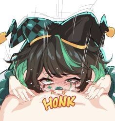 amo_aster, indie_virtual_youtuber, ricegnat, 1boy, 1girl