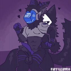 protogen, puro_(changed), changed_(video_game), puppywizardd, anthro