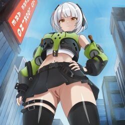 anby_demara, mihoyo, zenless_zone_zero, droskiv, 1girls