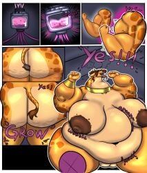 anthro, areola, bdsm, belly, big_belly