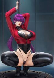 shermie_(kof), king_of_fighters, goatwillow, mingxing5577, 1girls