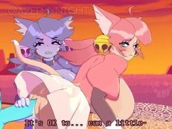 friend_(deltarune), irritable_ghost_(deltarune), kris_(deltarune), mad_mew_mew, pink_(deltarune)