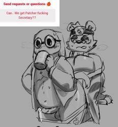 patcher_(toons_universe), secretary_(animal_hospital), roblox, toons_universe, apple_mortar_(artist)