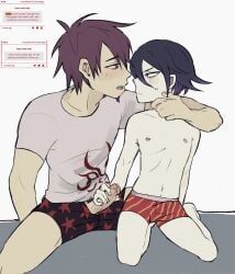 kaito_momota, kokichi_ouma, momota_kaito, ouma_kokichi, danganronpa