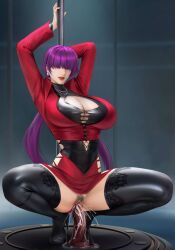 shermie_(kof), king_of_fighters, goatwillow, mingxing5577, 1girls