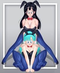bulma_(bunny), bulma_briefs, bulma_briefs_(dragon_ball), chichi, chichi_(dragon_ball)
