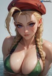 cammy_white, street_fighter, scarletai_, beret, big_breasts