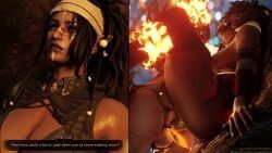 burnt_spriggan, mirage_(molagballin), spriggan, skyrim, the_elder_scrolls