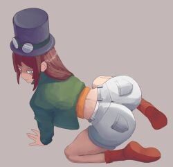 steampunker_(terraria), re-logic, terraria, nyxaquarious, ass