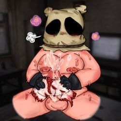 night_shift_abductor, puppet_combo, stay_out_of_the_house, alice_tubby_(artist), blood