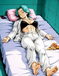 bulma_(dragon_ball), bulma_briefs, future_bulma, dragon_ball, blue_hair