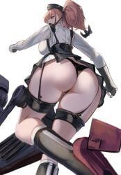 atlanta_(kantai_collection), kantai_collection, dimos_(dawn_1945), 1girl, anchor_hair_ornament