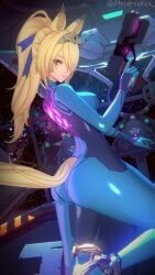 samus_aran_(cosplay), sigrid_de_l'azur, zenless_zone_zero, phoenixkoi, 1girls