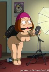 meg_griffin, cartoon_network, family_guy, 1girl, ankles_tied