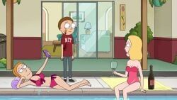 beth_smith, morty_smith, summer_smith, rick_and_morty, 1boy