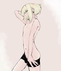 lio_fotia, promare, aus_vaka, 1boy, 1femboy