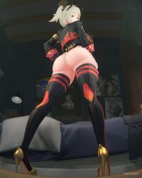 burnice_white, zenless_zone_zero, hazeker, kairokayn, 1girl