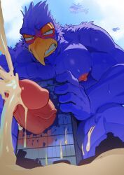 falco_lombardi, nintendo, star_fox, nyarusanlove, ahegao