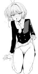 cardcaptor_sakura, daiji_pt, 1girl, arm_support, blush