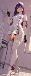 nurse_girl_(jamesbron), jamesbron, 1futa, abs, balls