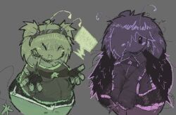 tails, :o, aliens, antennas, big_thighs